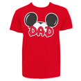 thumbnail image 1 of Mickey Mouse Dad Ears Men's Red T-Shirt-XLarge, 1 of 1