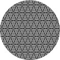 thumbnail image 1 of Ahgly Company Tapis d'Intérieur Lavables en Machine, Ronds Transitionnels, Zone Grise, 7' Ronds, 1 of 7