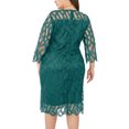 thumbnail image 5 of LSLJS Fashion Women Sexy Plus Size Long Sleeve Splicing Perspective Sequin Dress, 5 of 5