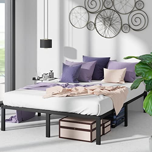 Zinus 14 inch Classic Metal Platform Bed Frame with Steel Slat
