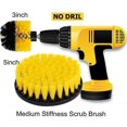 thumbnail image 3 of 3 In + 5 Inch Medium Heavy Duty Power Scrubbing Cleaning Drill Brush Cleaning Kit For Bathroom, Shower, Tile And Grout Surfaces, 3 of 5