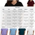 thumbnail image 3 of cfhntfmh Oversized Shirts for Women V Neck Plus Size Classic T-Shirt Summer Work Tops with Pockets Beach Vacation Basic Tee, 3 of 6