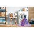 thumbnail image 2 of Ahgly Tapis Rectangulaire Lavable en Machine Orchidée Violet, 5 Pieds x 8 Pieds, 2 of 7