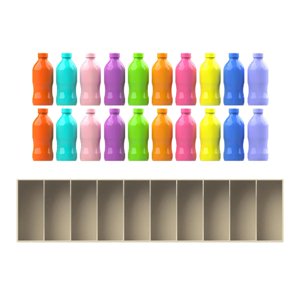 Siruishop Bottle Color Match Game Fun Board Game for Travel Activity groups Classmates