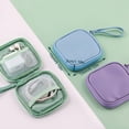 thumbnail image 2 of Earphone Case Pouch Mini Portable Earphone Carrying Case Earbud Case with Handle, 2 of 10