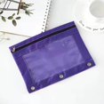 thumbnail image 1 of Fridja Transparent PVC Zipper Binder with Detachable Folder, Assorted Colors, 1 of 2