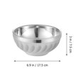 thumbnail image 4 of 3Pcs Stainless Steel Salad Bowls Double Layer Heat Insulation Bowl Food Containers, 4 of 7