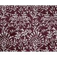 thumbnail image 4 of oneOone Polyester Lycra Maroon Fabric Leaves & Floral Block Sewing Material Print Fabric By The Yard 56 Inch Wide, 4 of 4