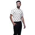 thumbnail image 2 of BESTMAN Chemise Décontractée pour Homme à Manches Courtes, Coupe Ajustée, en Coton, à Boutons, 2 of 5