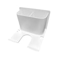 thumbnail image 1 of Binwennn Hair Dryer Storage Rack Punch Bathroom Hair Dryer Storage Bracket Bathroom Wall Mounted Hair Dryer Storage Rack Storage Rack (Two Grids) Counter Mat Clothes Hanger Stand Modern Dish Drying, 1 of 4