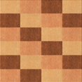 thumbnail image 1 of Ahgly Company Tapis de Zone Carré Orange Lavable en Machine, 7 Pieds Carré, 1 of 7