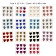 thumbnail image 4 of 10 Sheets Rhinestone Stickers Children Hand Nail Sticker Kids Acrylic Decals Three-dimensional Student DIY Love Heart Crafts Label Table Party Red, 4 of 8