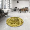 thumbnail image 4 of Ahgly Tapis Rectangulaire Lavable en Machine Intérieur Transitionnel Brun Bronze Foncé, 2 Pieds x 3 Pieds, 4 of 7