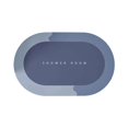 thumbnail image 1 of Huayishang Carpet,Polyester Carpet,Bath Mat Rubber Bath Mats Quick Drying Non Slip Bathroom Mat Super Absorbent Bath Mat Instant Dry Bathroom Rug In Front of The Kitchen Sink Shower Room Bathtub Oval, 1 of 7