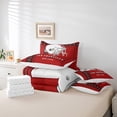 thumbnail image 5 of YST American Football Sports Comforter Set, Polyester Bed-in-a-Bag with Sheets, Twin Size (7 Count), 5 of 5