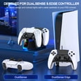 thumbnail image 4 of PS5 Controller Charger, Charging Station for PlayStation 5 Controller, Fast PS5 Charging Dock Station with LED Indicator, PS5 Accessories, 4 of 12