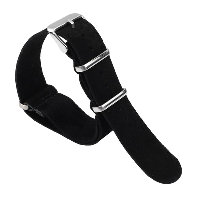 TISHITA Bracelet de Montre Bracelet de Montre-Bracelet Ajustable pour Fête Saint-Valentin Fête des Pères Noir 22 mm