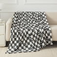 thumbnail image 1 of Mainstays Plush Throw Blanket Celestial Check, 1 of 7