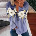thumbnail image 1 of 2023 Chandail en Molleton Mode pour Femmes 50 % de Réduction Liquidation Hauts pour Femmes Automne Manches Longues Chandail Ample Chemise Décontractée Habillée Chandails en Molleton Col Rond pour Dames, 1 of 5