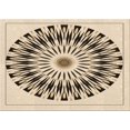 thumbnail image 1 of Ahgly Company Machine Washable Indoor Rectangle Transitional Vanilla Gold Area Rugs, 5' x 7', 1 of 7