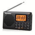 thumbnail image 1 of Portable Radio Batteries Operated Pocket Radios Equipped with Alarm and Timer Functions, with Backlit Display, 1 of 9