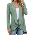 thumbnail image 1 of CEHVOM Cardigan Veste à Manches Longues Ample de Couleur pour Femmes en Liquidation, 1 of 6