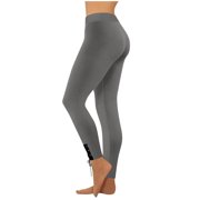 BLVB Leggings for Women Low Waisted Yoga Pants Workout Athletic Leggings Soft Non See Through Tights for Running