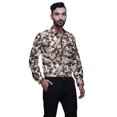 thumbnail image 3 of BESTMAN Chemise Habillée Décontractée pour Homme à Manches Longues, Coupe Ajustée, en Coton, à Boutons, 3 of 5