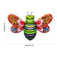 thumbnail image 5 of Iron Wall Art Decor for Outdoor Garden and Indoor Home Use – Blue Metal Wall Hanging Sculpture, 7.47 in x 5.11 in x 0 in, 5 of 5