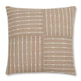 thumbnail image 1 of Bouclair Beige Sonya Decorative Pillow 19x19 in (48x48 cm), 1 of 10
