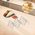 thumbnail image 5 of Ovzne Support à Tacos Ondulé en Acier Inoxydable Support à Tacos Support à Tacos en Liquidation, 5 of 5