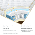 thumbnail image 2 of UltraFlex DESIRE 11” Queen Mattress – Orthopaedic Hybrid Innerspring with CertiPUR-US® Certified Foam, Medium Firm, Breathable, Made in Canada, 2 of 8
