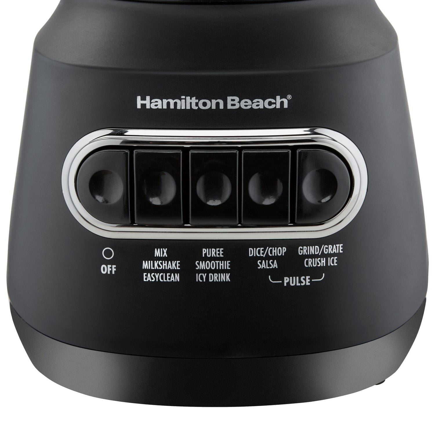 Hamilton Beach Multi-Blend® Blender with Stainless Steel Ice-Crushing Blades, 48 oz Jar, Black, 58180JC