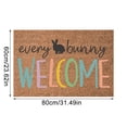 thumbnail image 3 of Front Matt 1PCS Summer Door Mat Hello Door Mat Welcome Door Mats Summer Decorative Doormat Low Profile Front Door Non Slip Indoor Doormat for Home Entrance Outside Entry Yard Floor Rugs Entryway, 3 of 8