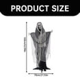thumbnail image 3 of ⚡ Big Sale ! Animated Halloween Decorations Halloween Decorations 63" Standing Swinging Decor Light Up Red Sound & Activated Halloween Animatronics For Home Party Indoor Outside Yard, 3 of 9