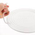 thumbnail image 3 of Hytrove 2Pcs Circular Microwave Oven Rack White ABS Layered Design Kitchen Accessory, 3 of 8