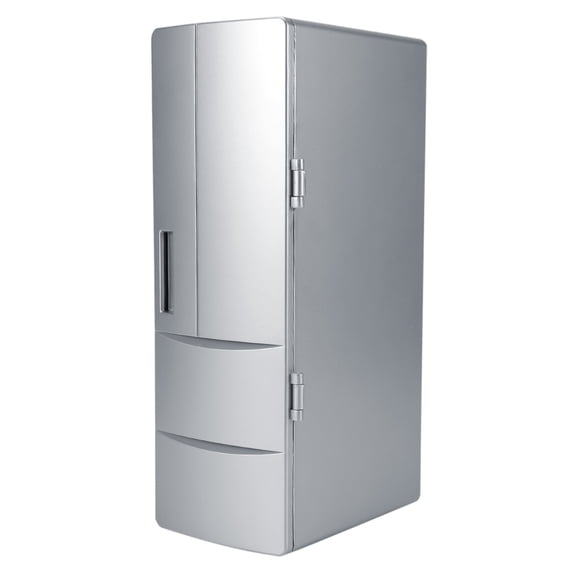 FAGINEY Mini Frigo, Mini Frigo Compact USB Congélateur Canettes Boisson Bière Refroidisseur Réchauffeur Voyage Voiture Bureau