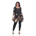 thumbnail image 2 of White Mark Women's 3/4 Sleeve Erie Tunic Top, 2 of 5