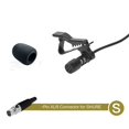 thumbnail image 1 of Black Lavalier Lapel Microphone 3.5Mm Xlr 3-Pin Xlr 4-Pin for Wireless, 1 of 5