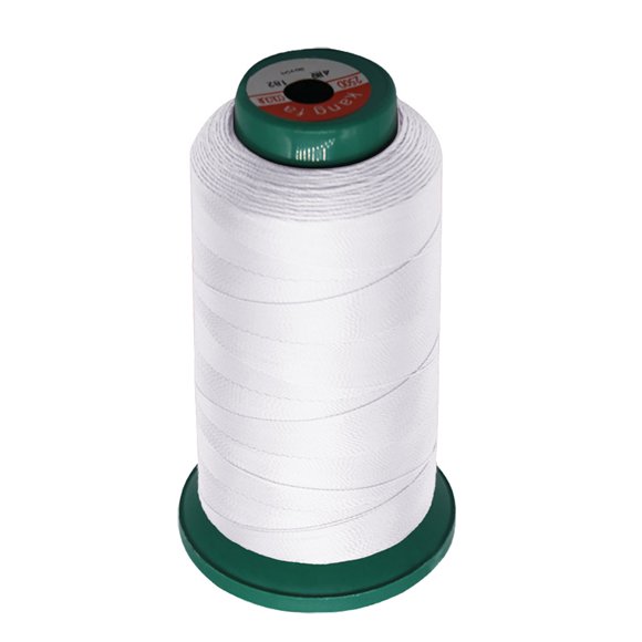 kjfeif Household Polyester Sewing Thread 210D/3 High-Strength Line - 1190 Yards Durable Thread for Upholstery, Quilting & Fabric Repair