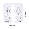 thumbnail image 2 of EGNMCR Acrylic DIY Sewing Patchwork Ruler Special-shaped Hollow Sewing Kit Patchwork Template Sewing patchwork ruler, 2 of 3