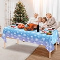 thumbnail image 4 of RKSTN une Nappe Nappe Jetable Nappe en Pvc Nappe à Imprimé de Noël Nappe Décoration de Fête de Table, 4 of 7