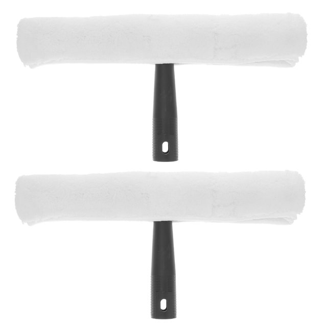 Shisuyan 2 Sets Window Glass Squeegee Plastic Window Cleaning Wiper Household Tile Water Scraper for Bathroom Mirror Window Glass