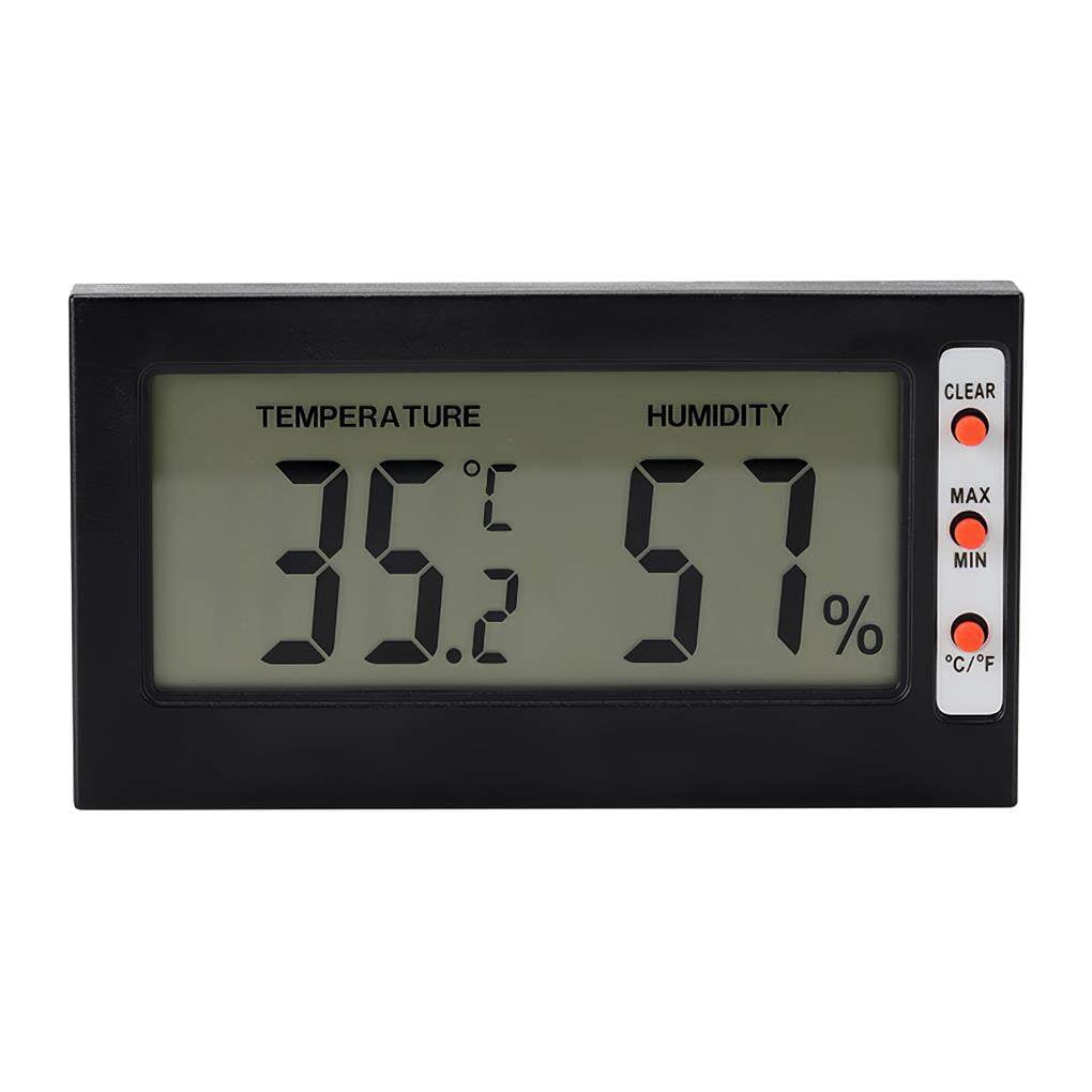 Household Thermometer Hygrometer Multifunctional Digital Accurate Battery Powered with LCD Display Screen for Home Bedroom Baby’s Room