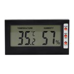 Household Thermometer Hygrometer Multifunctional Digital Accurate Battery Powered with LCD Display Screen for Home Bedroom Baby’s Room