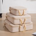 thumbnail image 3 of LCXmlly Waterproof Luggage Organizer 3Pcs 4Pcs Storage Travel Packing Set Double Zipper Luggage Organizer, 3 of 9