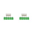 thumbnail image 2 of Baohd Sturdy And Durable Car Screw Bonnet Gaskets Made With Materials Easy To Install Car Modification Gasket Screws Green screw 2Set, 2 of 6