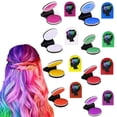 thumbnail image 1 of Dvkptbk Poudres Teintes Poudre pour Cheveux Couleur Poudre Jetable Tresse Colorée Universelle 3g, 1 of 9