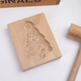 thumbnail image 5 of Oleegame 1PC Cookie Mold DIY Baking Moulds Wooden Cookie Cookie Moulds Embossing Craft Decorative Baking Tools For Christmas Thanksgiving Christmas Kitchen, 5 of 5