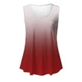 thumbnail image 4 of Yuyuzo Débardeurs pour Femmes Été Sans Manches T-Shirt Décontracté Col Rond Chic Color Block Blouse Fluide de Plage, 4 of 6